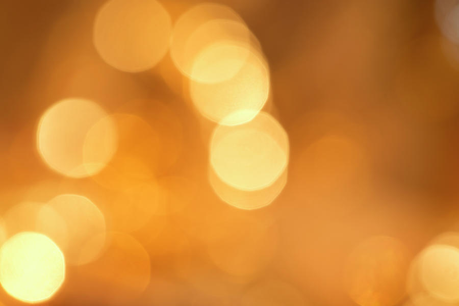Defocused Yellow Lights #1 Photograph by Gm Stock Films
