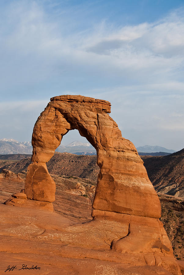 Delicate Arch at Sunset #1 Photograph by Jeff Goulden