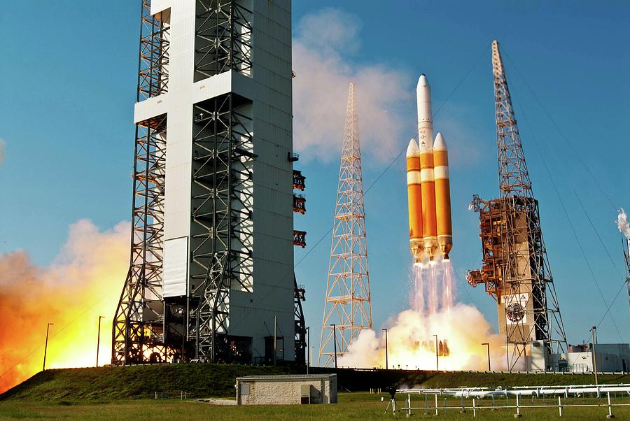Delta Iv Photograph - Delta Iv Rocket Launch #1 by National Reconnaissance Office