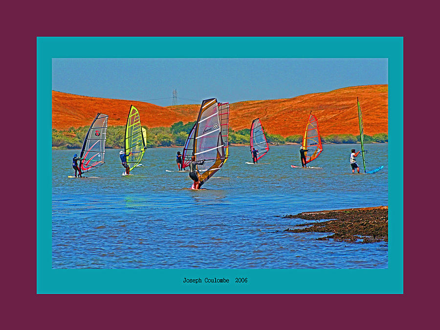 Delta Wind Surfing  #1 Digital Art by Joseph Coulombe