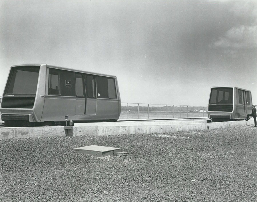 Vintage Photograph - Demonstration Transit System #1 by Retro Images Archive