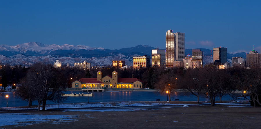 Denver City Park in the Winter #1 Photograph by Ronda Kimbrow