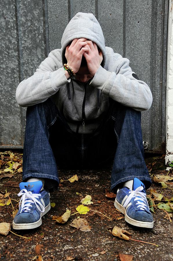 Human Photograph - Depressed Teenager #1 by Cordelia Molloy