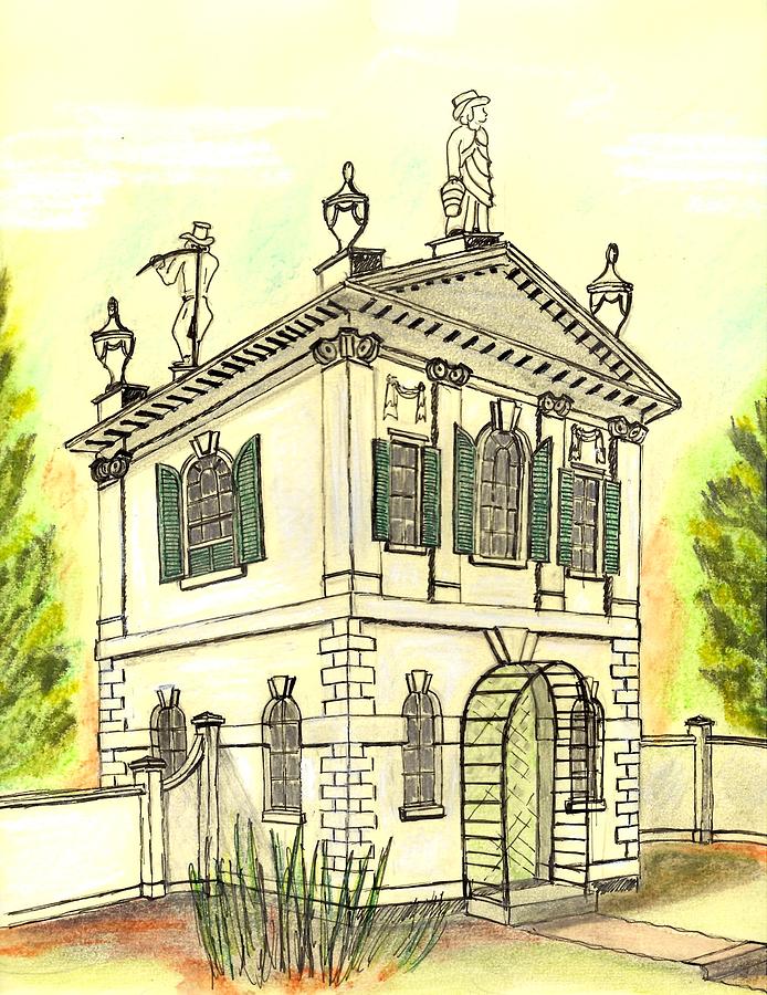 Derby Summer House #1 Drawing by Paul Meinerth