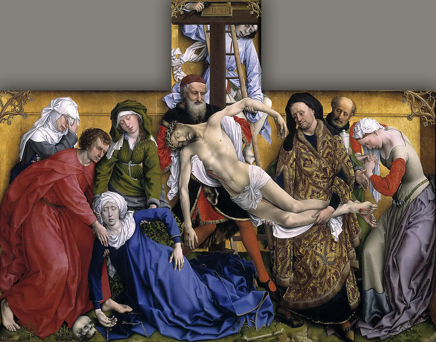 Descent from the Cross #1 Painting by Rogier van der Weyden