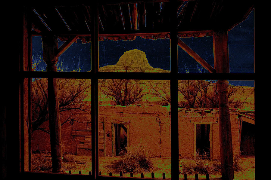 Desert Trail Homage 1936 Cabezon Peak Ghost Town Cabezon New Mexico 1971 #1 Photograph by David Lee Guss