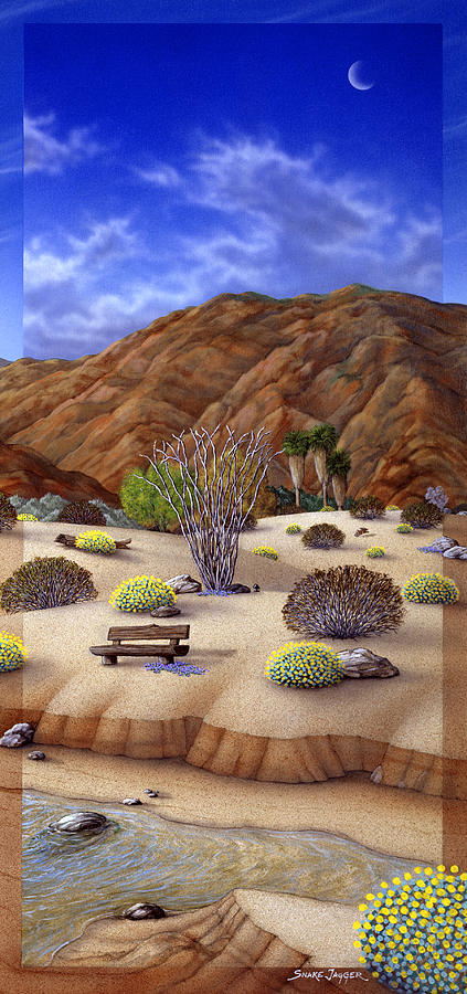 Desert Vista 3 #2 Painting by Snake Jagger