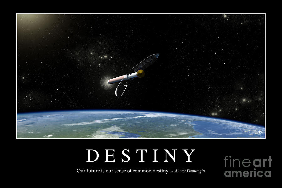 Destiny Inspirational Quote #1 Digital Art by Stocktrek Images