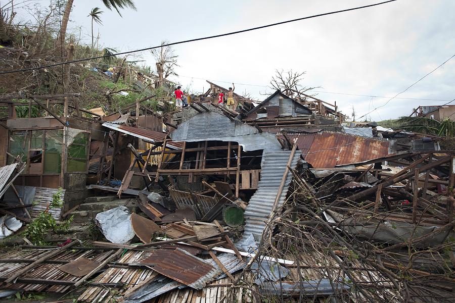 Haiyan Photograph - Destruction After Super Typhoon Haiyan #1 by Jim Edds