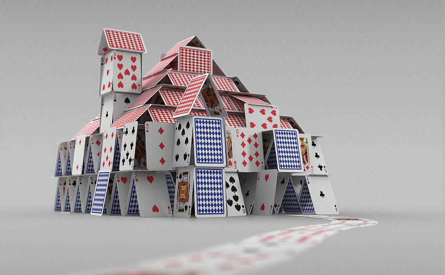 Detached House Of Cards #1 Photograph by Ikon Images