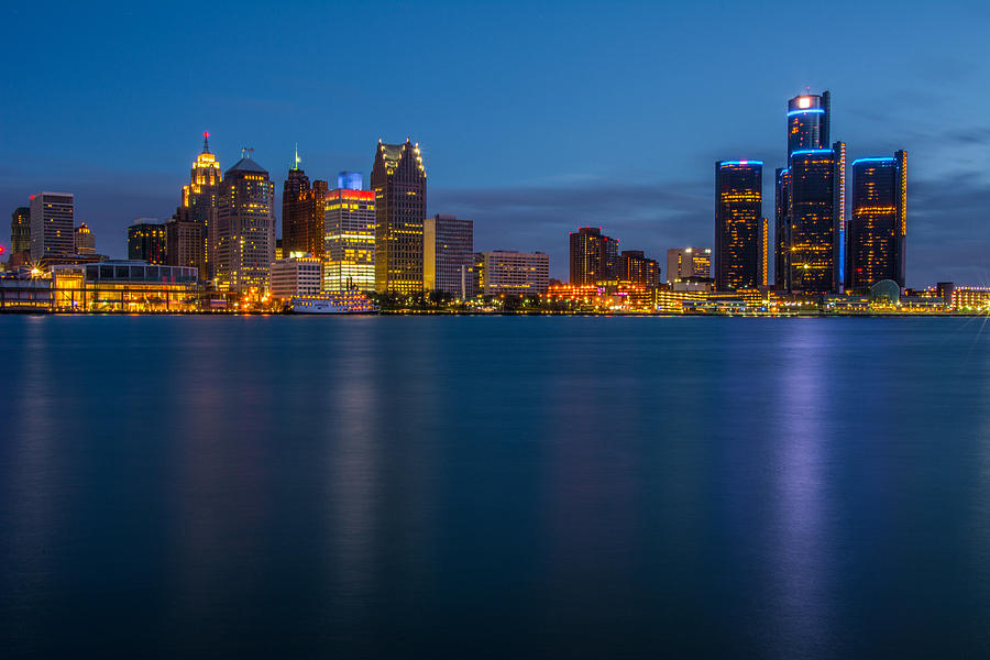 Detroit Skyline Photograph