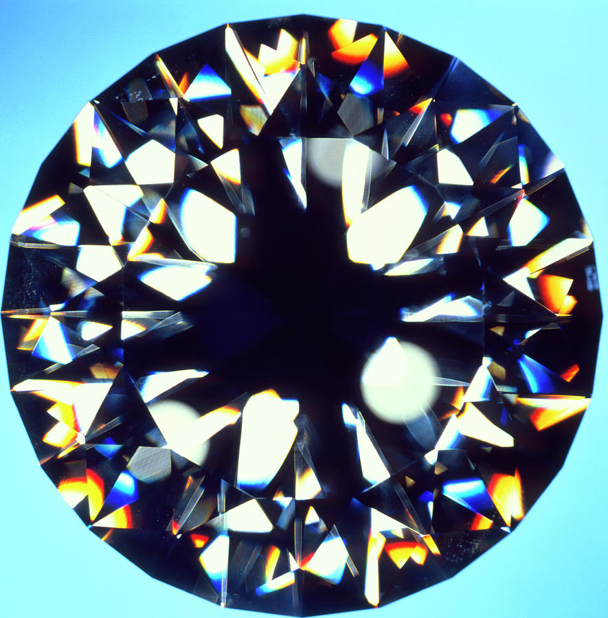 Diamond #1 Photograph by Alfred Pasieka/science Photo Library
