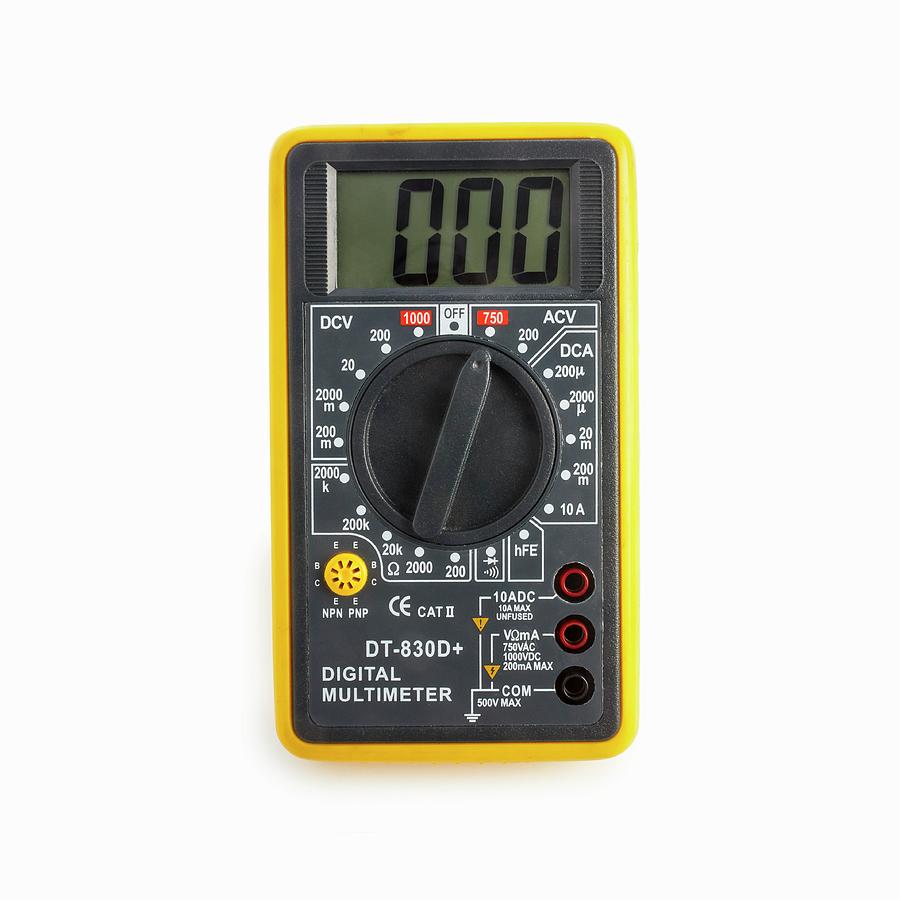 Digital Multimeter #1 Photograph by Science Photo Library