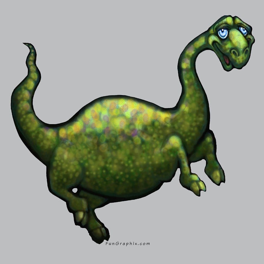Dinosaur #1 Digital Art by Kevin Middleton
