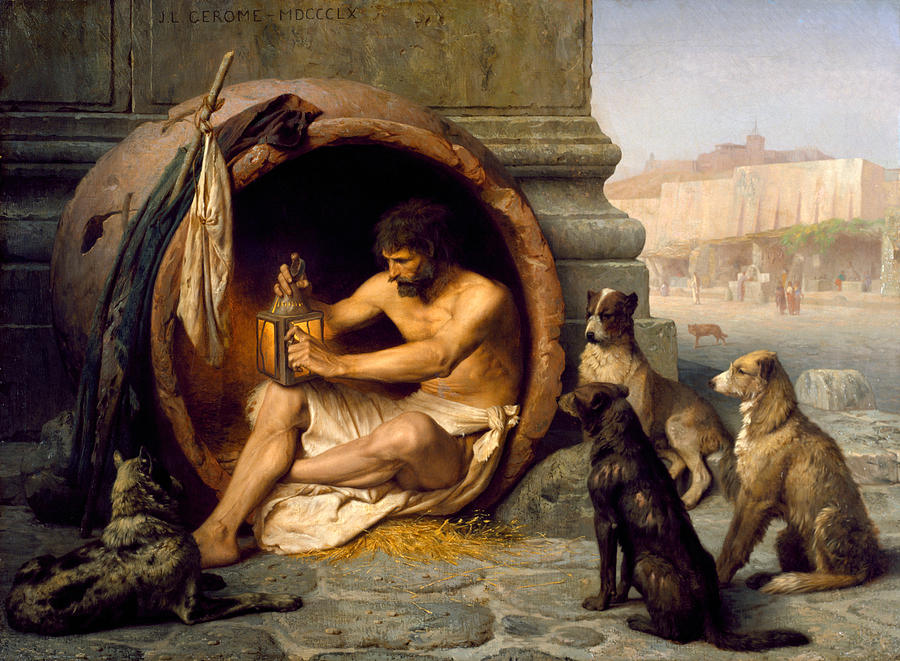Diogenes #3 Painting by Jean-Leon Gerome