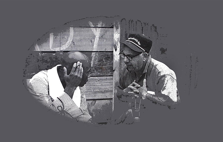 Director Martin Ritt And James Earl Jones Number 1 The Great White Hope Set Globe Arizona 1969-2013 #2 Photograph by David Lee Guss
