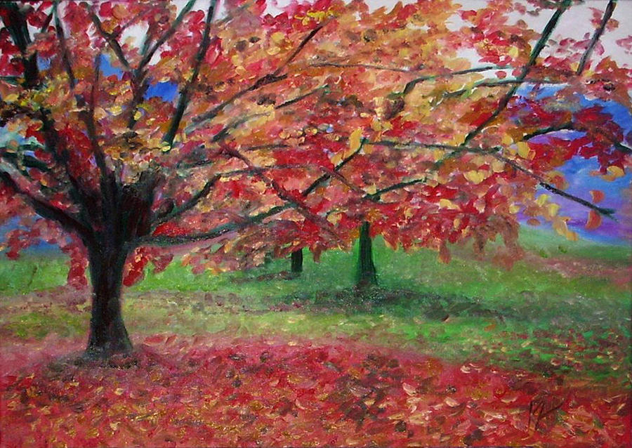 Fall Painting - Dis Tree #1 by Art by Kar