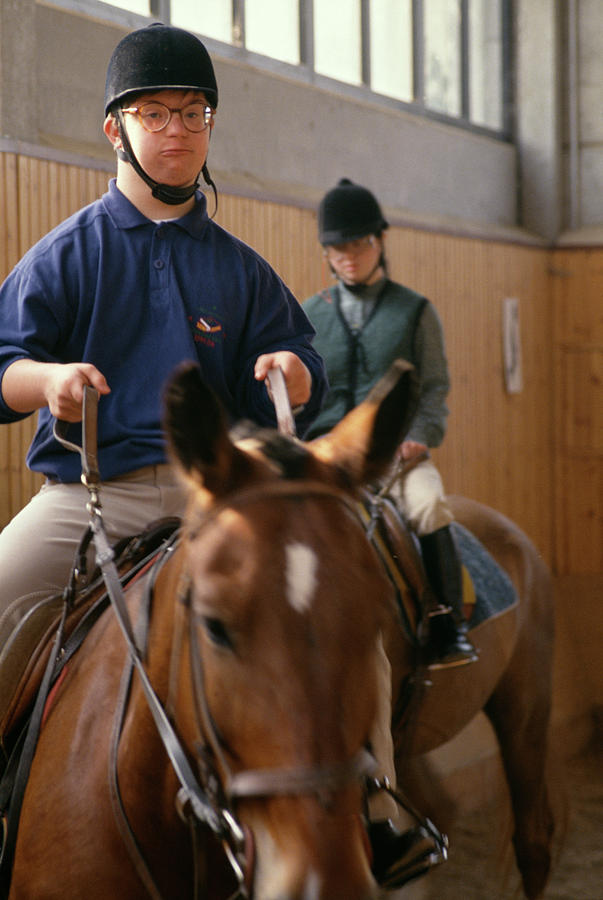 Disabled Riding School #1 Photograph by Mauro Fermariello/science Photo Library