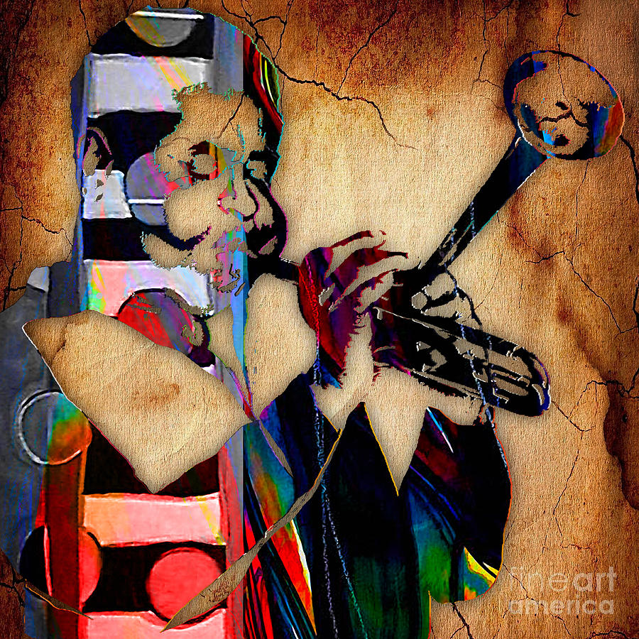 Jazz Mixed Media - Dizzy Gillespie Collection #1 by Marvin Blaine