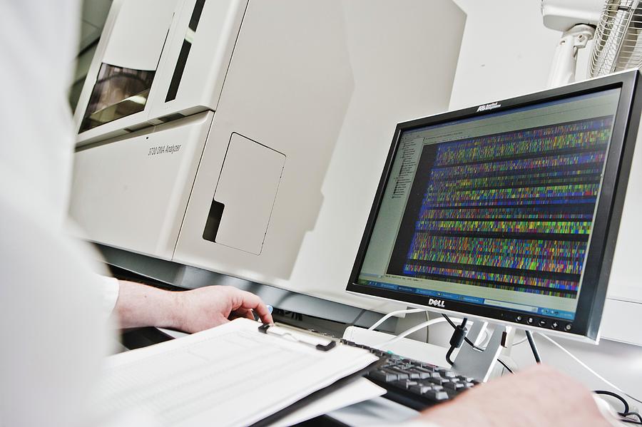 Dna Sequencing Laboratory #1 Photograph by Gustoimages/science Photo Library
