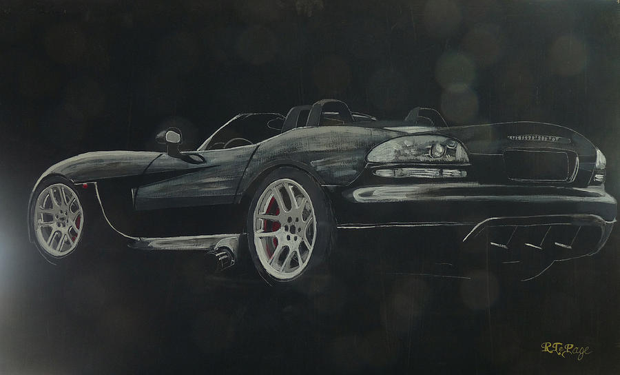 Dodge Viper Convertible #1 Painting by Richard Le Page