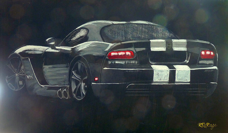 Dodge Viper 2 Painting by Richard Le Page