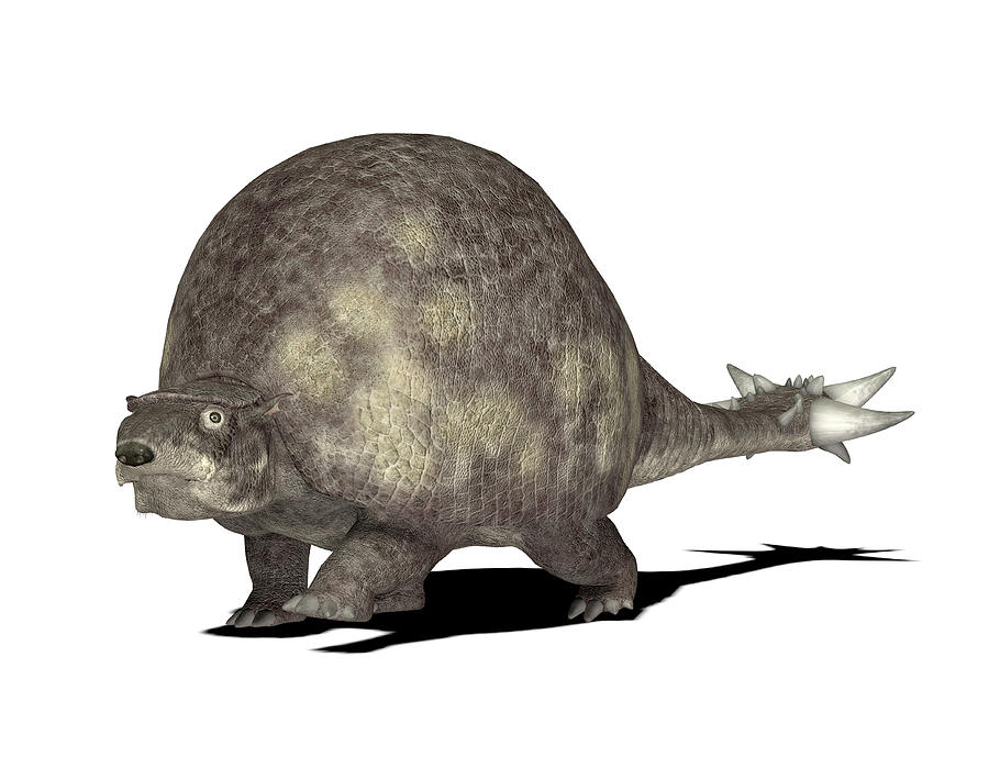 Deinotherium Prehistoric Mammal Metal Print by Friedrich Saurer - Pixels