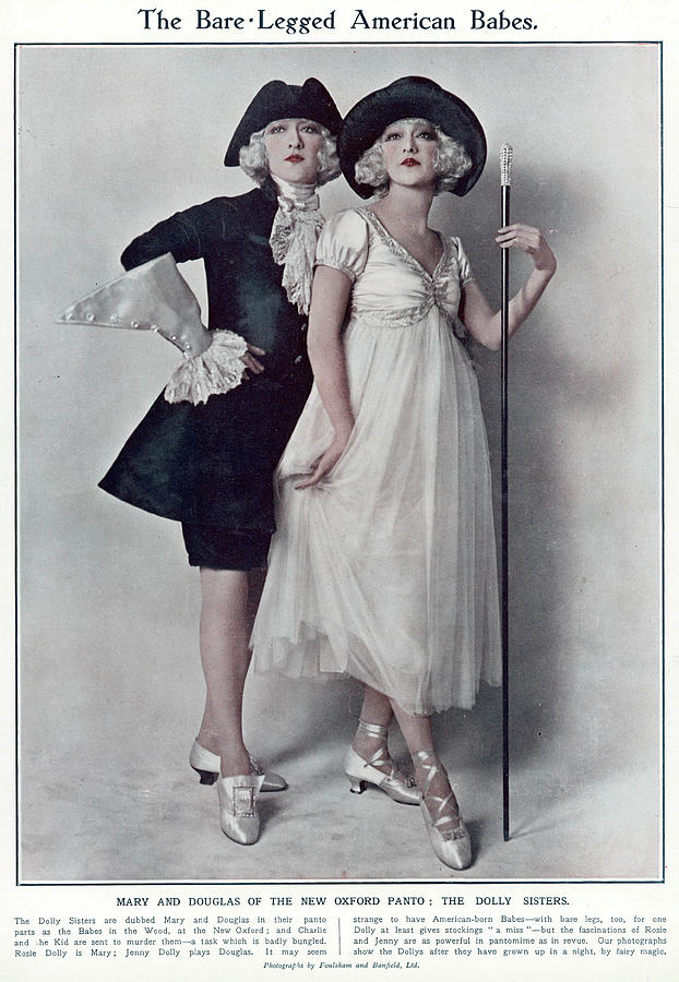 Dolly Sisters Jenny And Rosie #1 Photograph by Mary Evans Picture ...