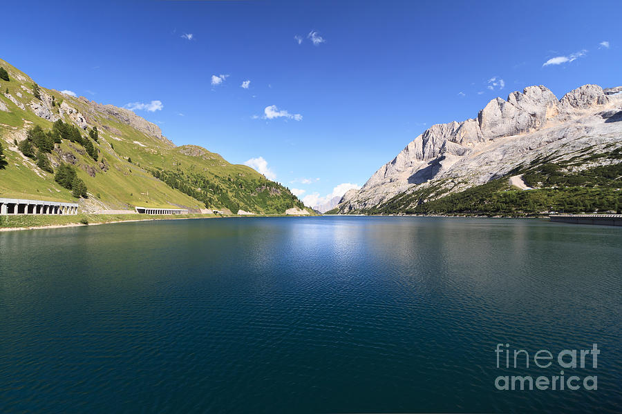 Nature Photograph - Dolomites - Fedaia lake  #1 by Antonio Scarpi
