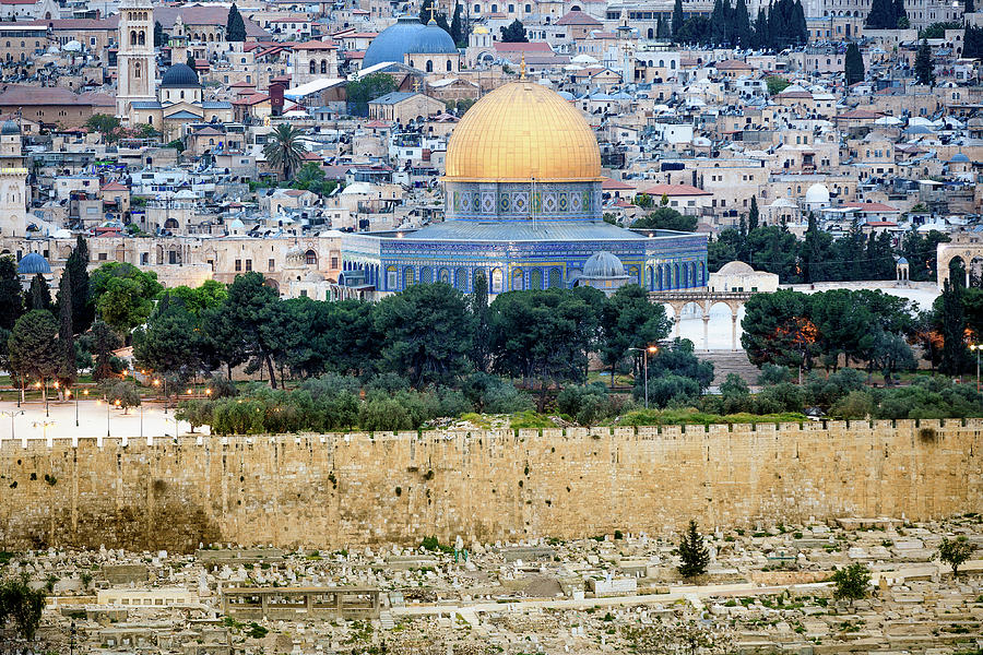 Dome Of The Rock, Jerusalem, Israel #1 Photograph by Fredfroese