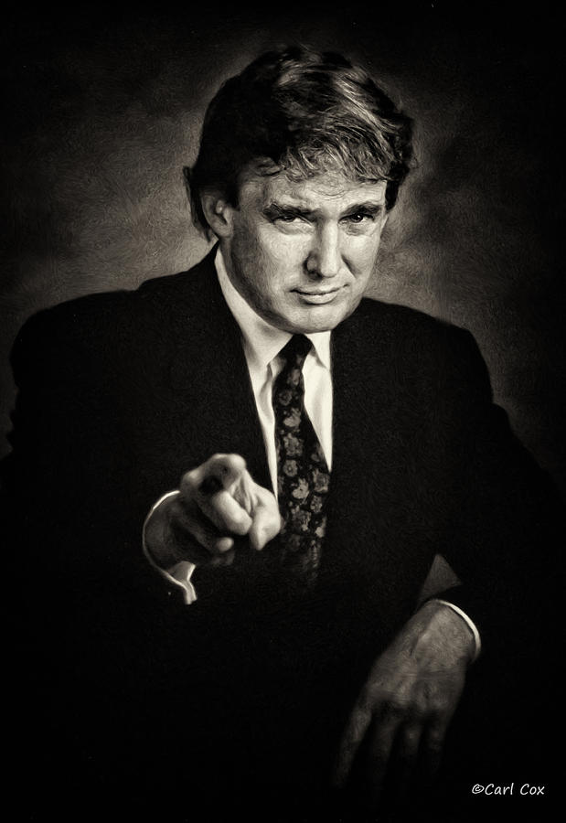 Donald Trump Photograph - Donald Trump #1 by Carl Cox