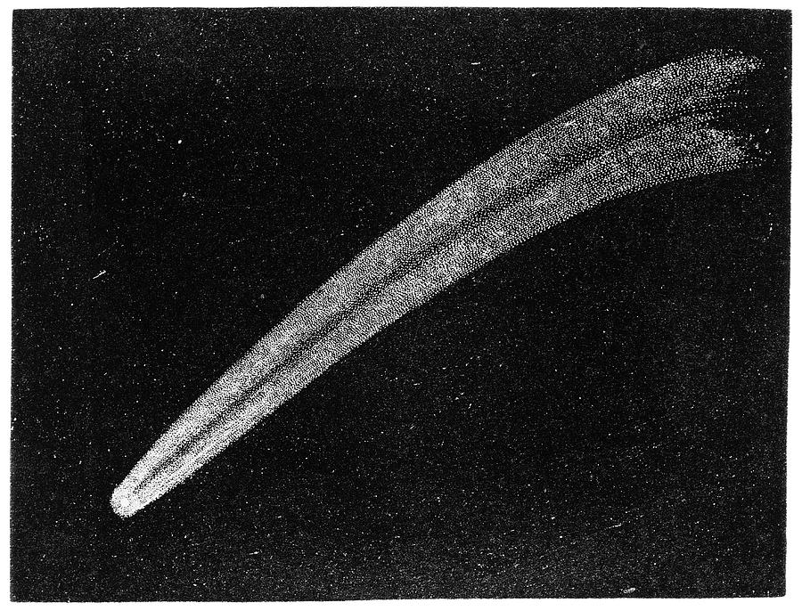 Древняя жертва священной кометы исследуйте. Комета Донати 1858 года. Комета Галлея гравюра. Комета 1811 Комета Донати таблица. Строение кометы Галлея.