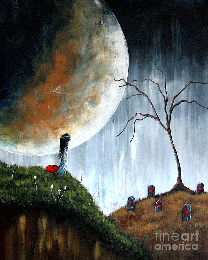 Dont Worry I Wont Let Them Take You by Shawna Erback #1 Painting by Moonlight Art Parlour