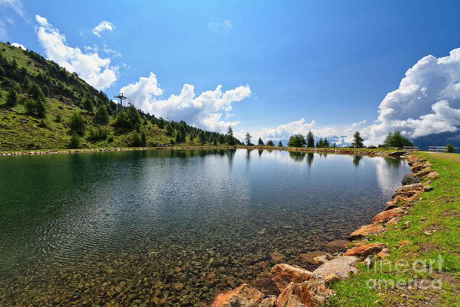 Doss dei Gembri lake in Pejo Valley #1 Photograph by Antonio Scarpi