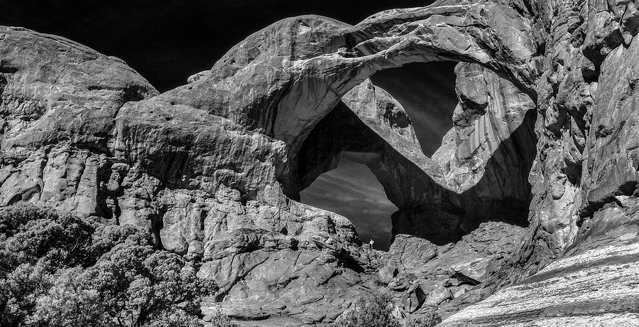 Double Arch At Arches National Park #1 Photograph by Panoramic Images