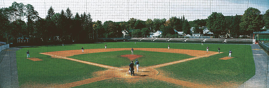 Baseball Photograph - Doubleday Field Cooperstown Ny #1 by Panoramic Images