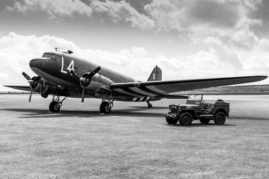 Douglas C-47A Skytrain ready for D-Day #1 Photograph by Gary Eason