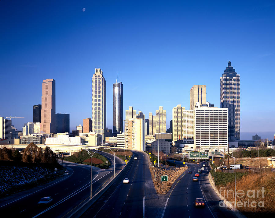 Downtown Atlanta Skyline #1 Photograph by Rafael Macia