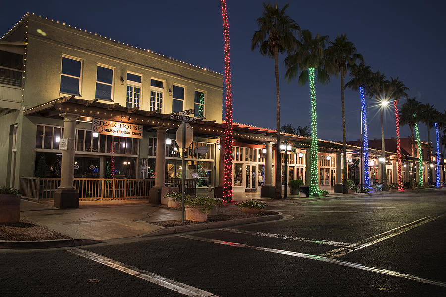 Downtown Chandler Arizona Boardwalk Photograph by Dave Dilli - Pixels