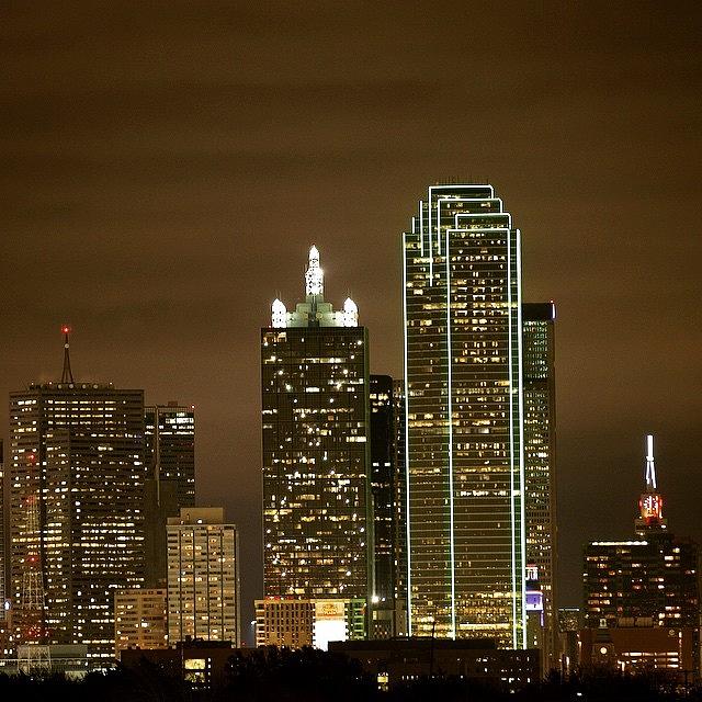 Dallas Photograph - #downtown #dallas #skyline #1 by Javier Vicencio
