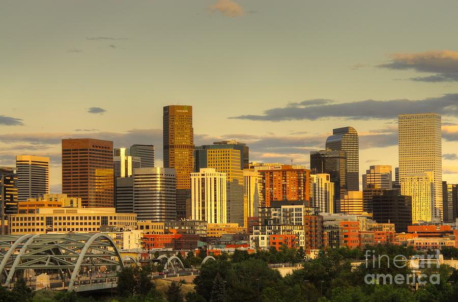 Downtown Denver  #1 Photograph by Anthony Wilkening