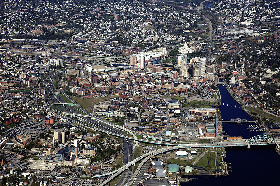 Downtown Providence, Providence Photograph by Dave Cleaveland