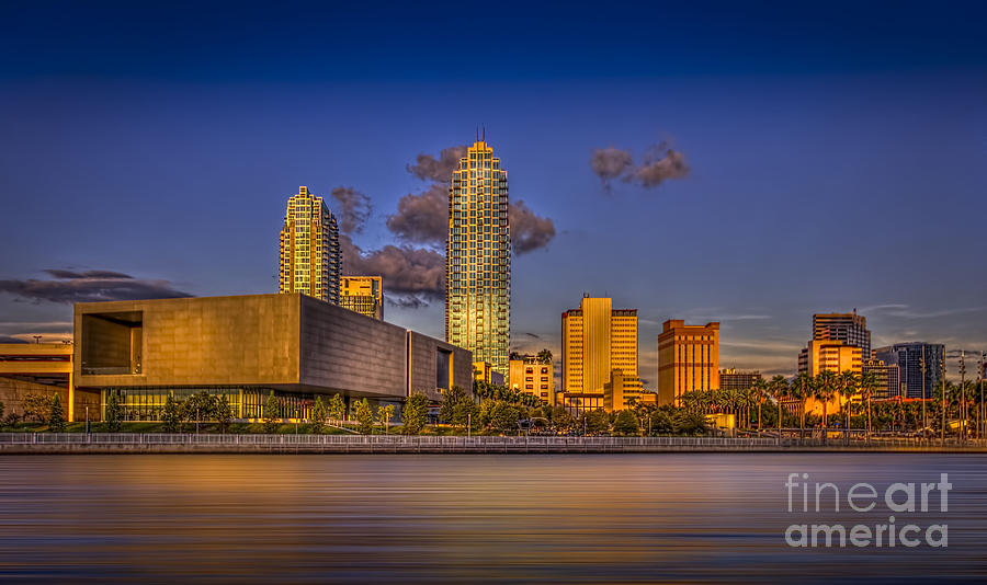 Tampa Skyline Photograph - Downtown Tampa #1 by Marvin Spates