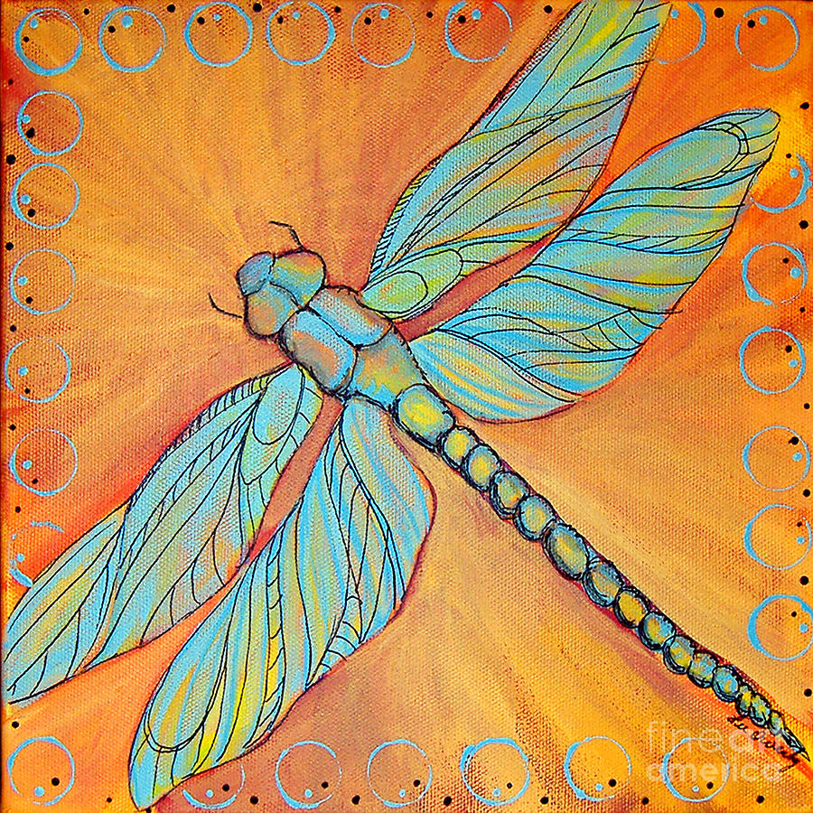 Dragonfly #2 Painting by Lee Owenby