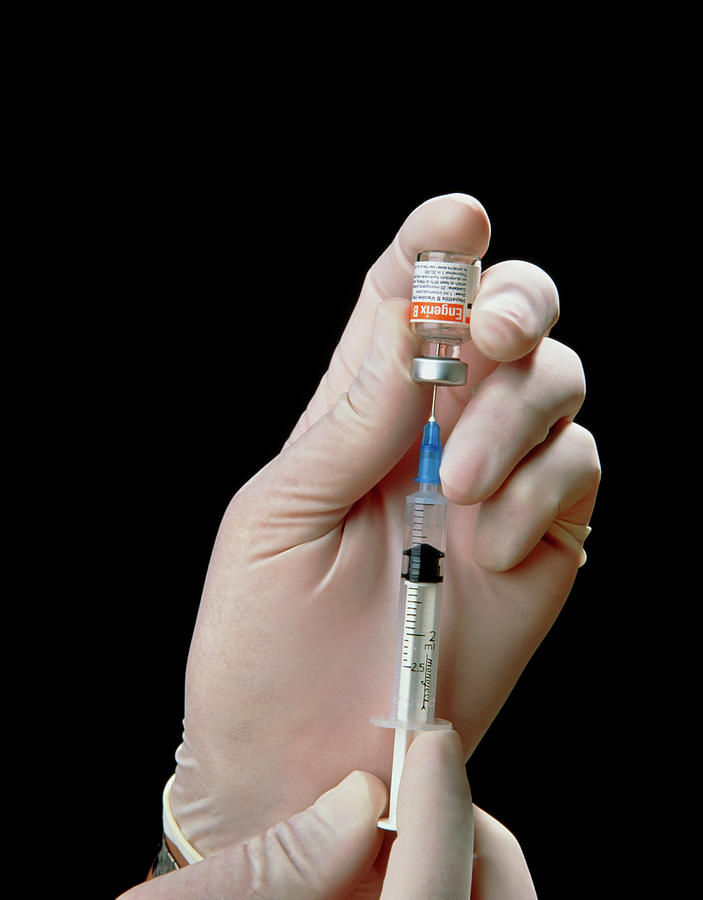 Drawing Hepatitis B Vaccine Into Syringe #1 Photograph by Saturn Stills/science Photo Library