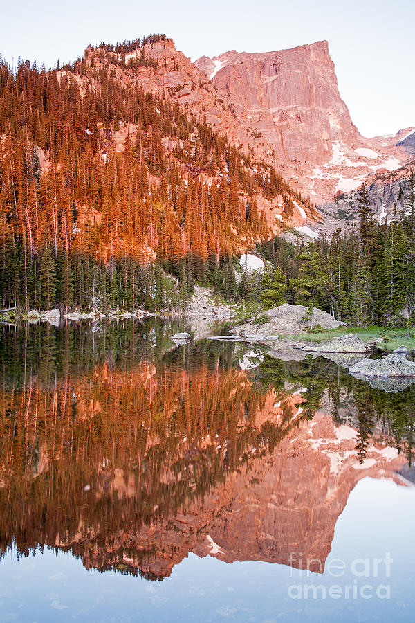 Dream Lake in Rocky Mountain National Park #1 Photograph by Fred Stearns