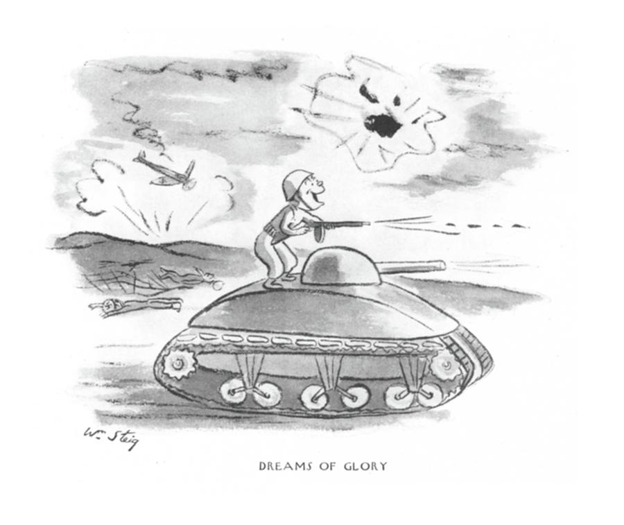 Dreams Of Glory Drawing by William Steig