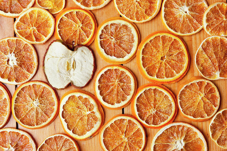 Dried Orange And Apple Slices Photograph by Nils Hendrik Mueller Dried Orange And Apple Slices Photograph by Nils Hendrik Mueller