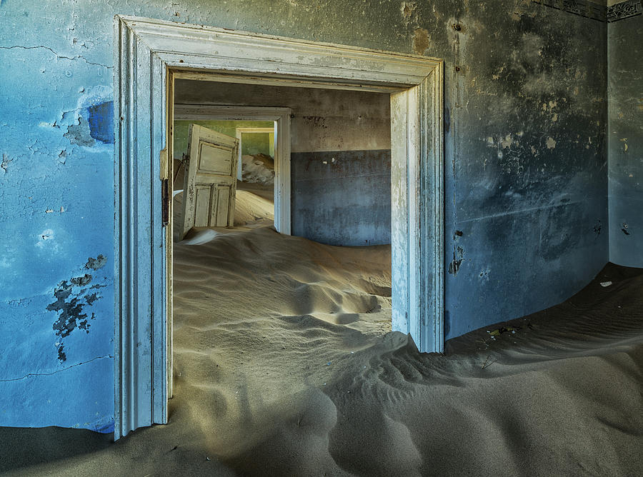 Drifting Sand Fills The Rooms #1 Photograph by Robert Postma