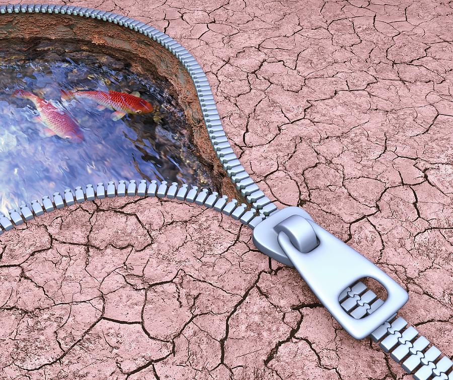 Drought #1 Photograph by Ktsdesign/science Photo Library